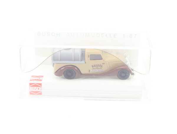 Busch H0 41537 Modellauto PKW Mercedes 170V "Heizöl Kurt Berger" 1:87 OVP