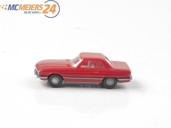 Wiking H0 390/1B Modellauto Mercedes 350 SL rot 1:87 E73