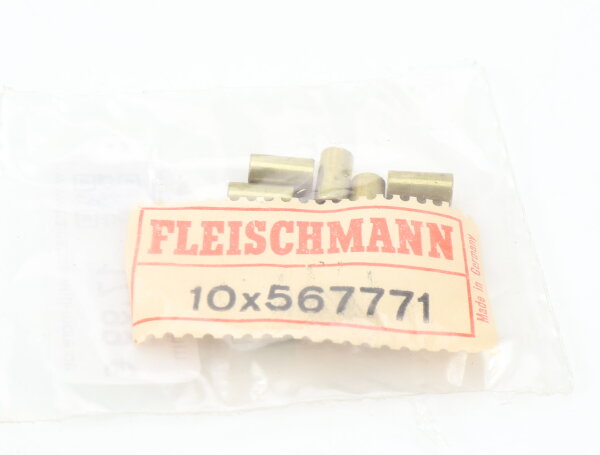 E1641 Fleischmann N 567771 Ersatzteil 10x Distanzrohr / Messing