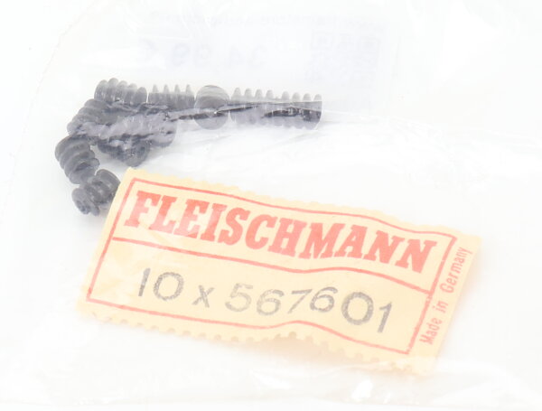E1641 Fleischmann N 567601 Ersatzteil 10x Schnecke D=4 mm L=5 mm