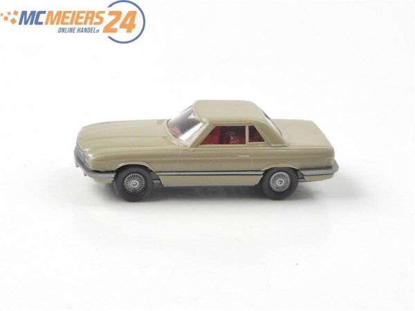 Wiking H0 390/2I Modellauto Mercedes 350 SL gelbgrau 1:87 E73