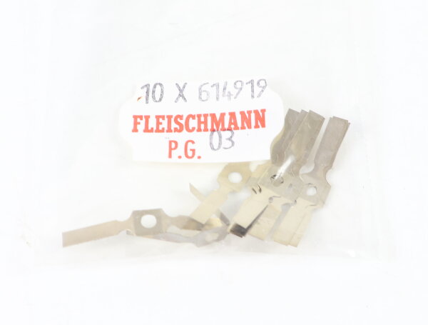E1641 Fleischmann H0 614910 Ersatzteil 10x Radkontakt Innenbeleuchtung