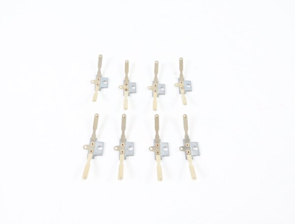 E1641 Fleischmann H0 614020 Ersatzteil 8x Stromabnehmer doppelt AA