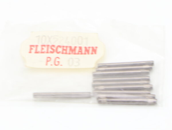 E1641  Fleischmann H0 524001 Ersatzteil 10x Achse für Diesellok 4227