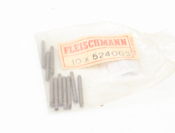 E1641 Fleischmann H0 524003 Ersatzteil 10x Achse L=20 mm
