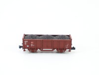 Minitrix N 15296 Güterwagen Hochbordwagen mit...