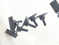 E1641 Fleischmann H0 754031 Ersatzteil 9x Steckpuffer eckig für 4383