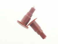 E1641 Fleischmann H0 754025 Ersatzteil 2x Puffer Steckpuffer eckig braun