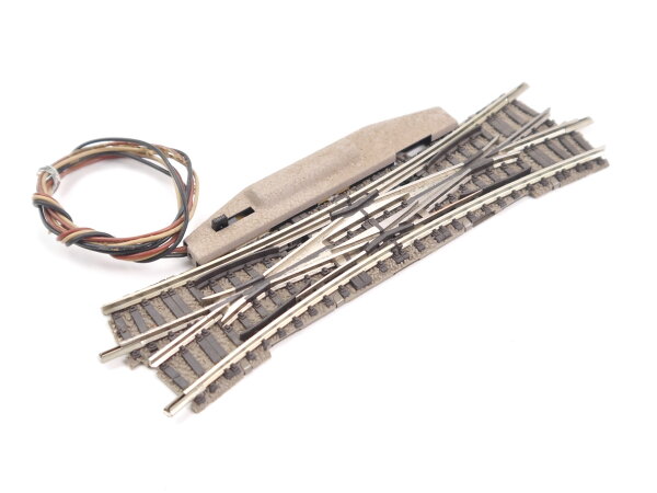 1x el. DKW rechts 9187 15° leit. Herzstück